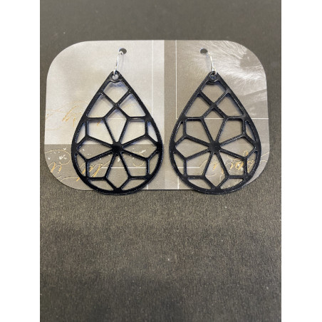 Boucles d'Oreilles Pendantes Plexi
