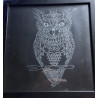 Cadre en verre gravé