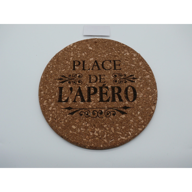 Dessous Plat en liège diam 26cm