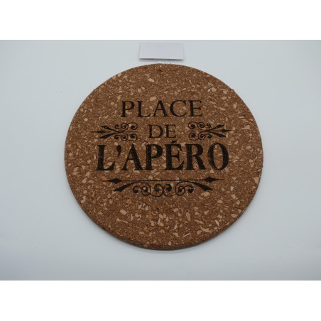 Dessous Plat en liège diam 26cm
