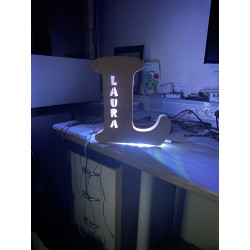 Lampe avec Prénom Personnalisé